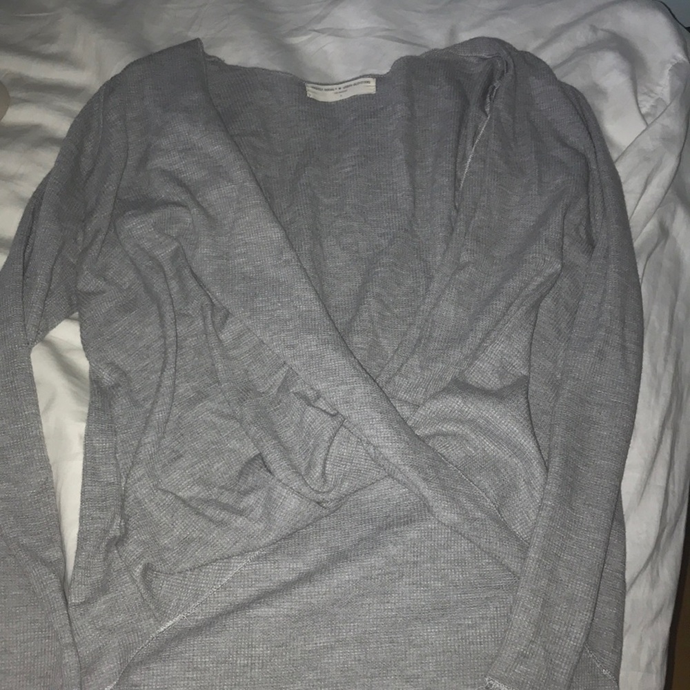 Grey urban outfitters small v next sweater
